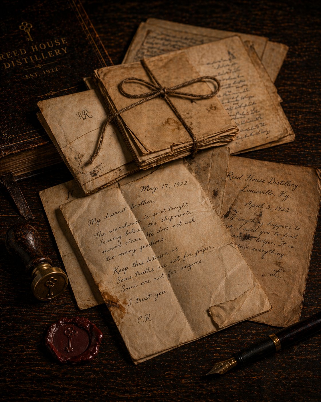 A bundle of correspondence from Reed House